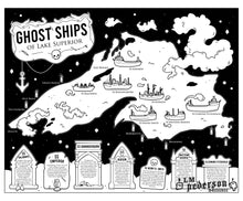 Load image into Gallery viewer, lake superior ghost ships print