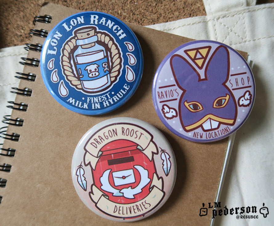 zelda buttons